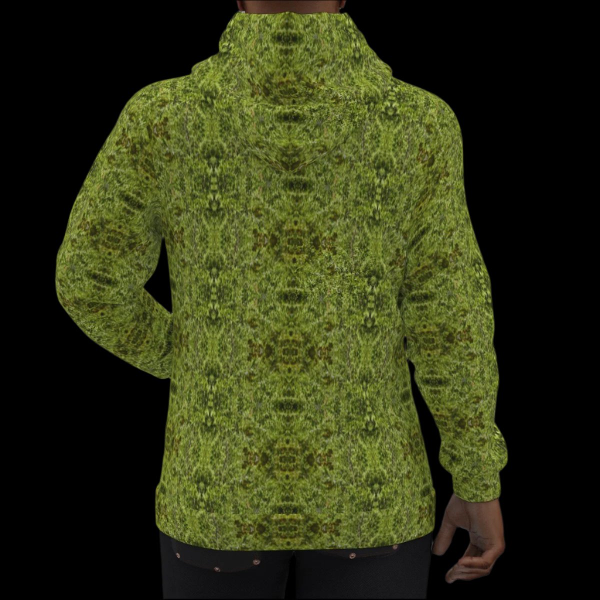 forest green hoodie