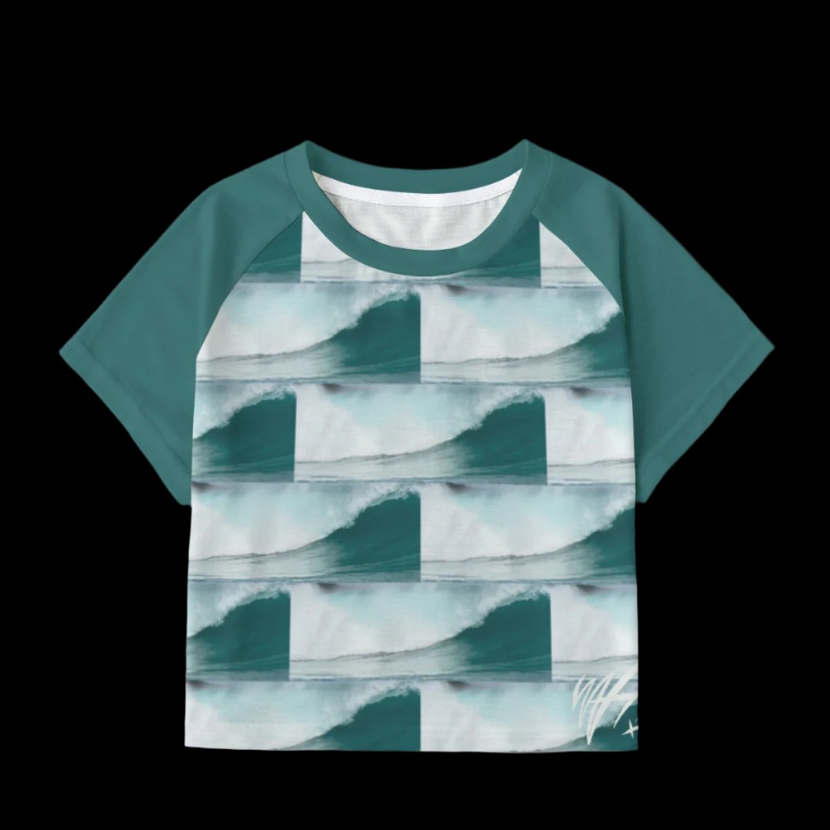 Bay Day WAH crop tee