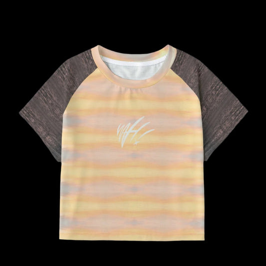 Ocean Sunsets WAH crop tee