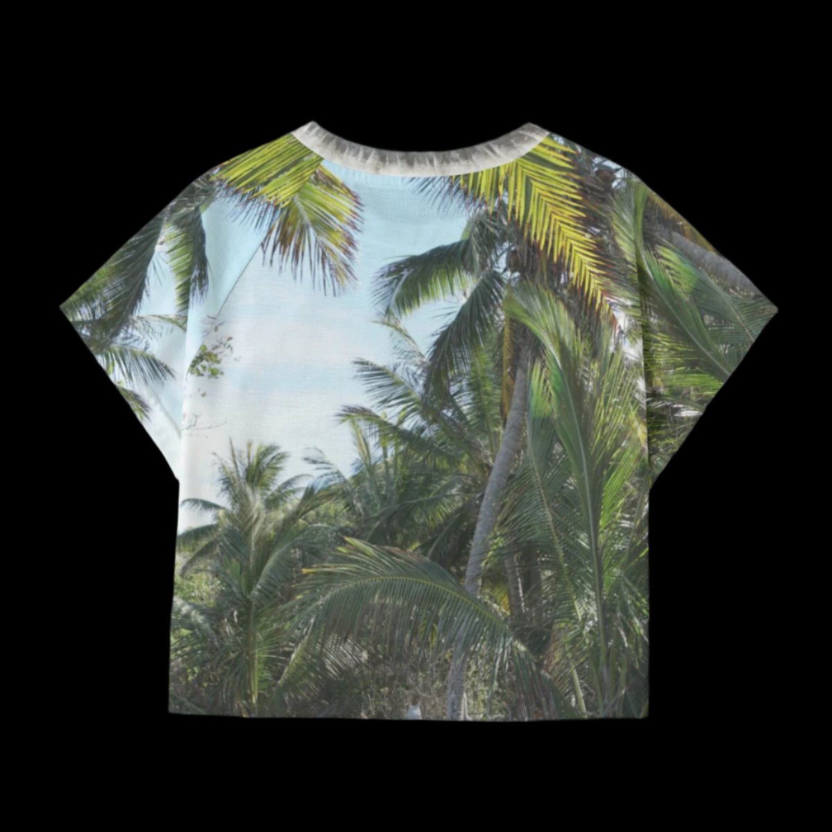 Palm Trees WAH crop tee