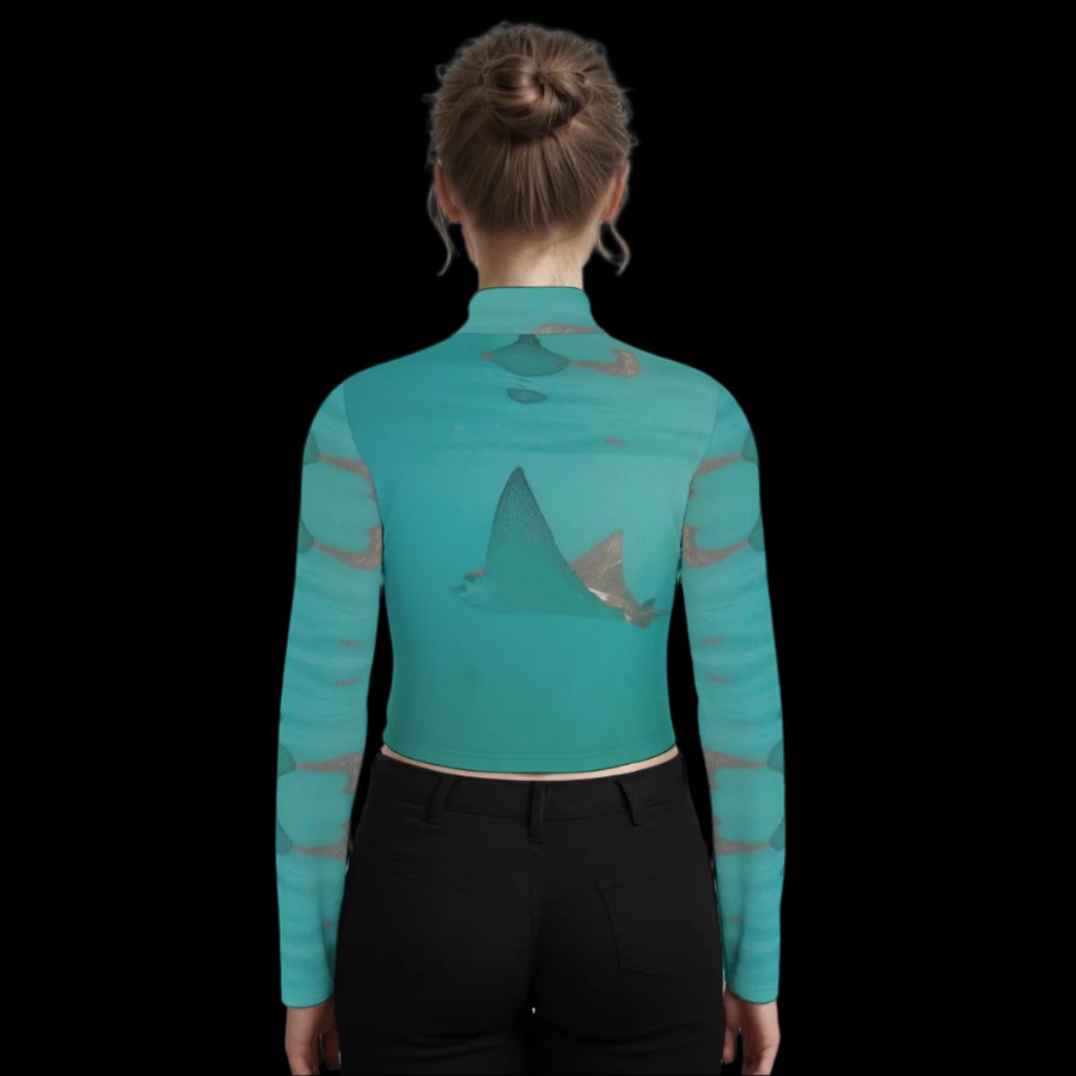 Eagle Ray WAH long sleeve crop