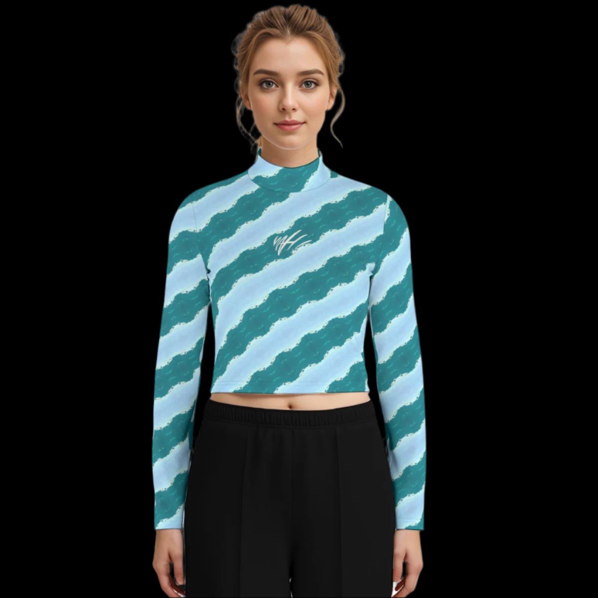 Liquid Lines WAH long sleeve crop