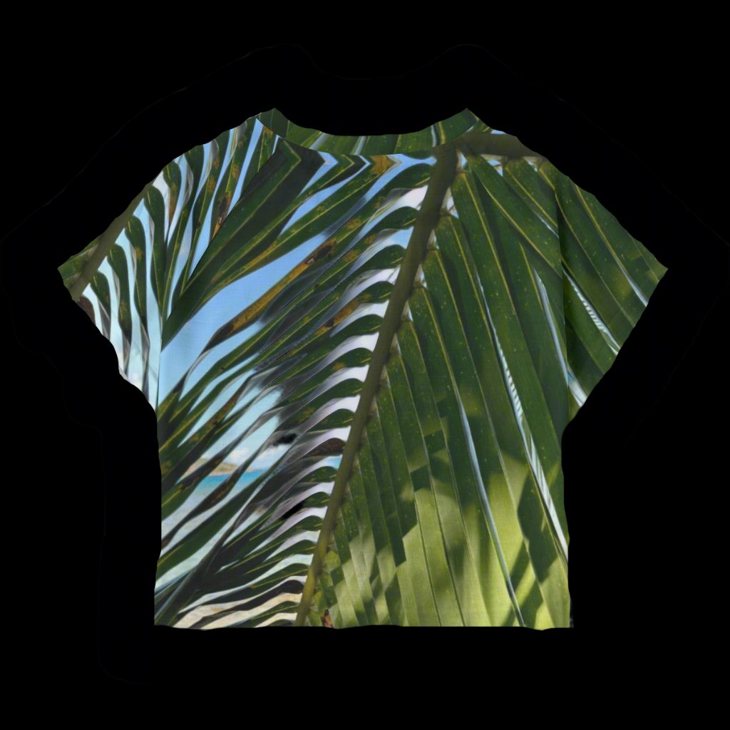 Palm Leaf WAH crop tee