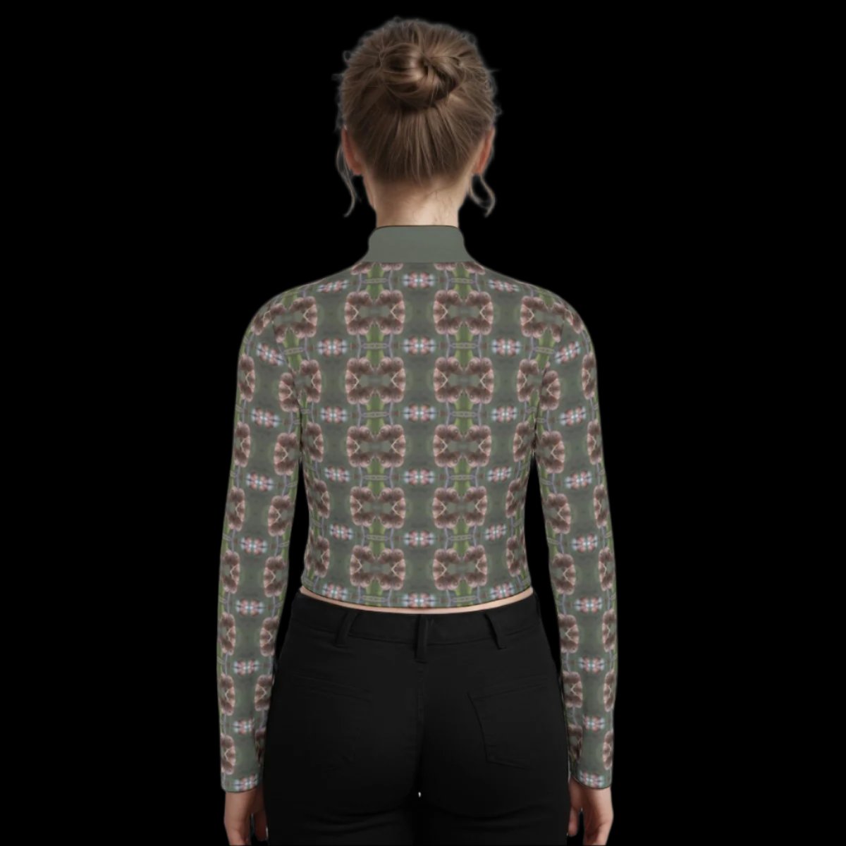 Acorns long sleeve crop