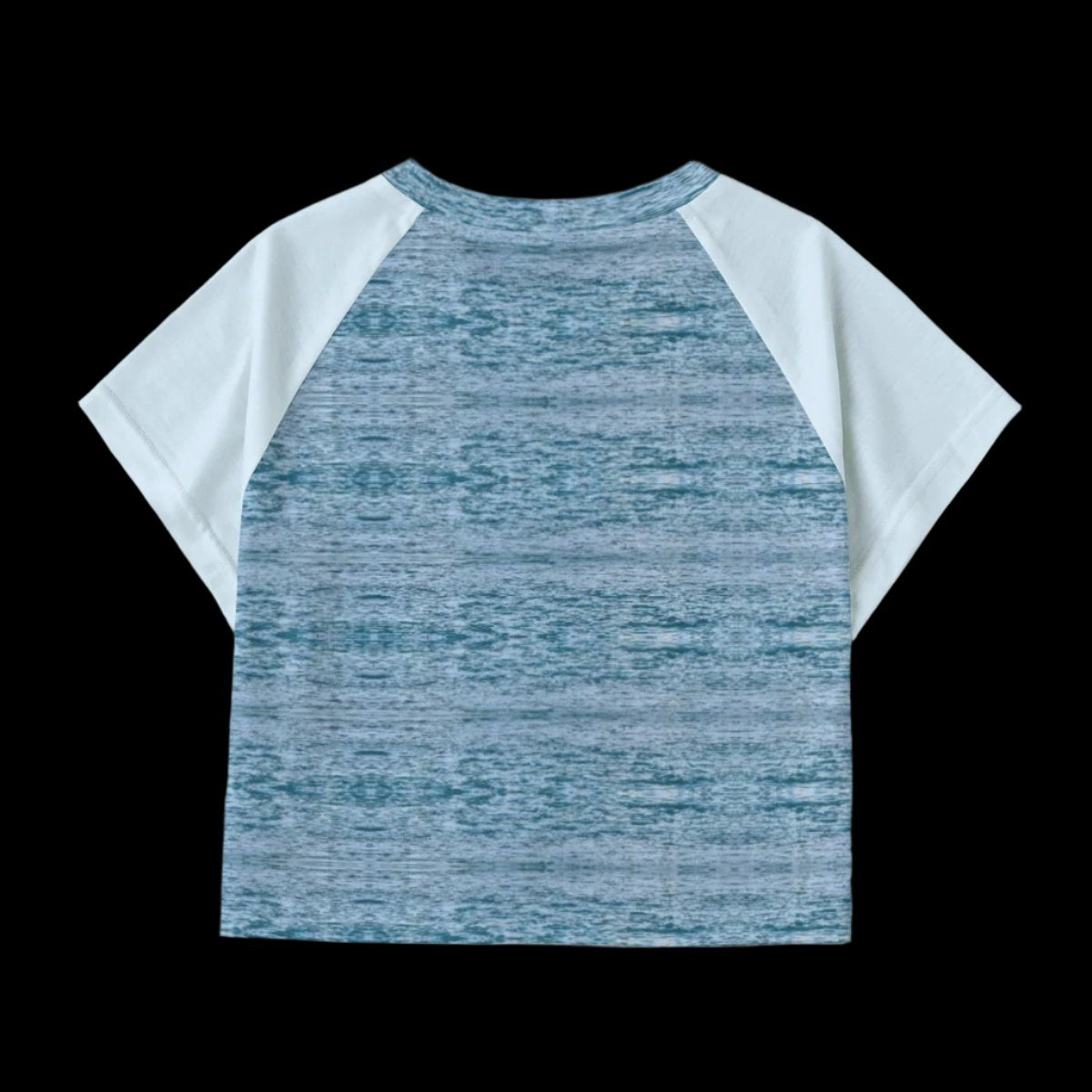 Bay Wave WAH crop tee