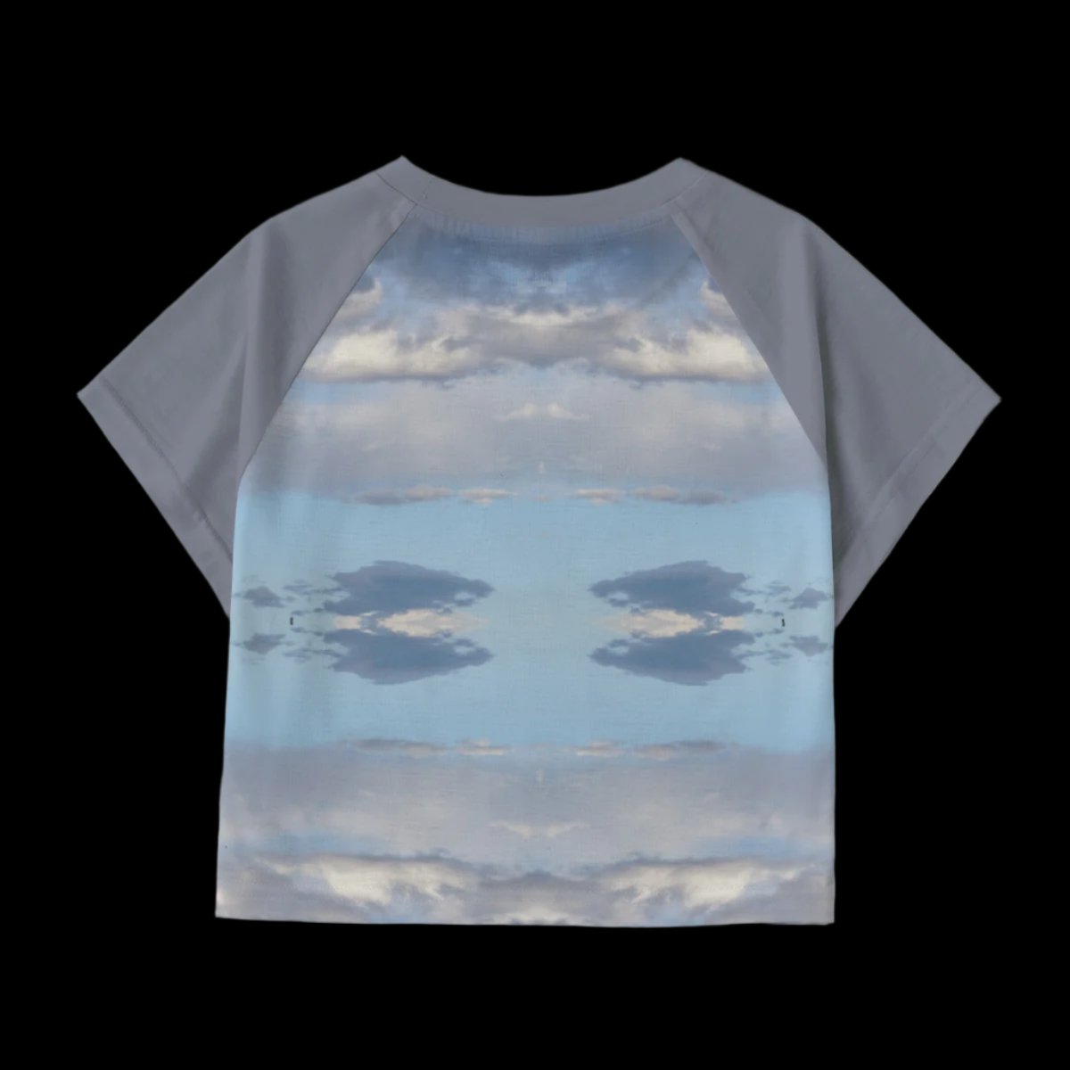 Cloud Waves WAH crop tee