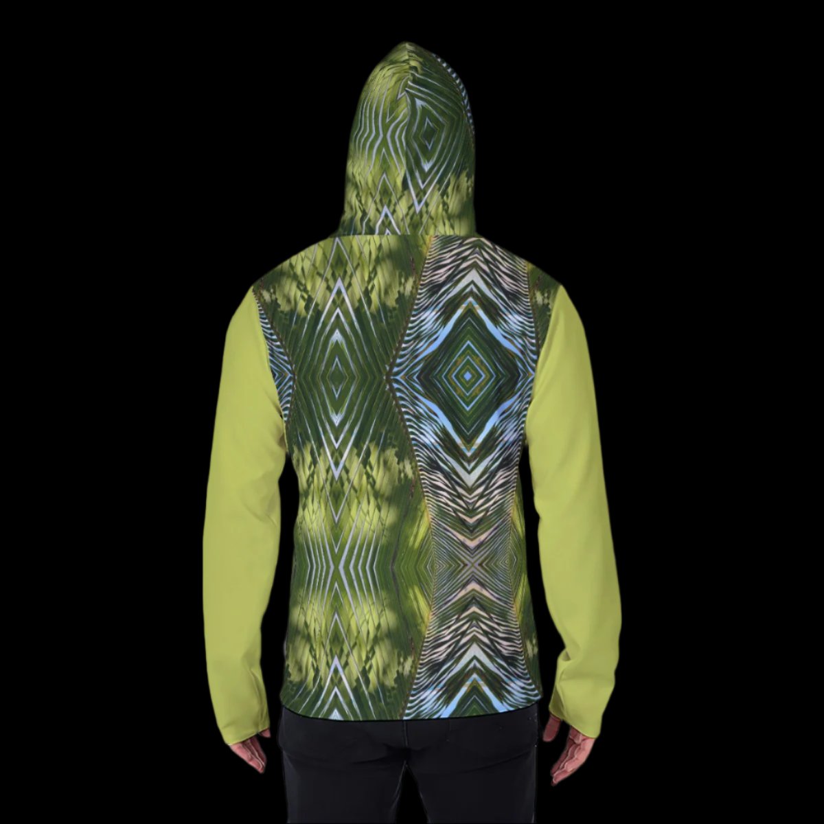 Palm Leaf WAH sun guard hoodie