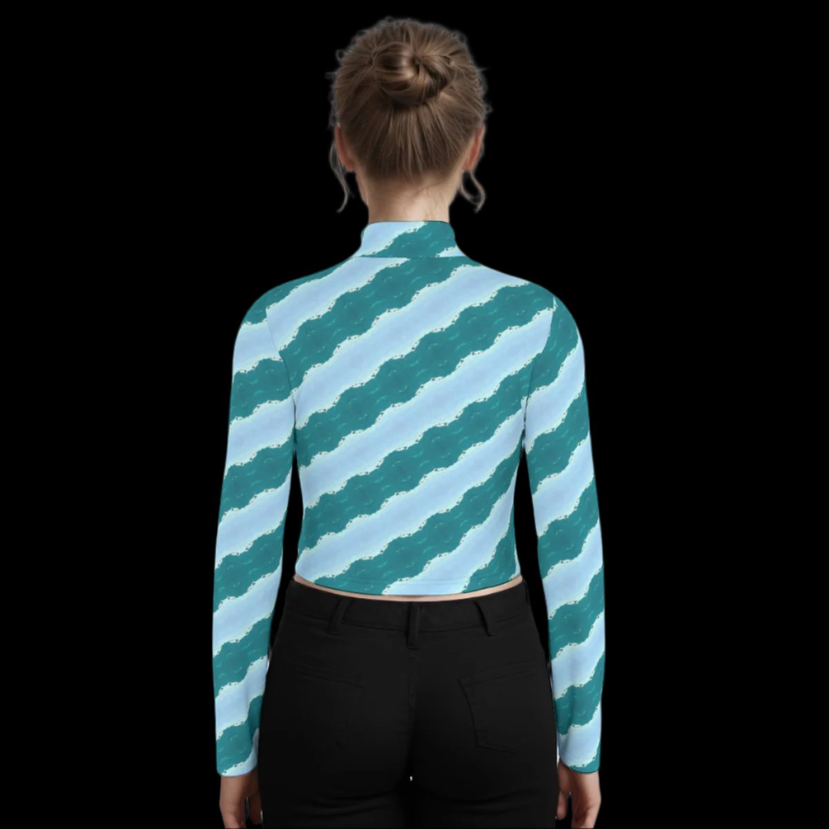 Liquid Lines WAH long sleeve crop