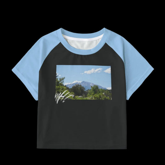 Mt. Princeton WAH crop tee