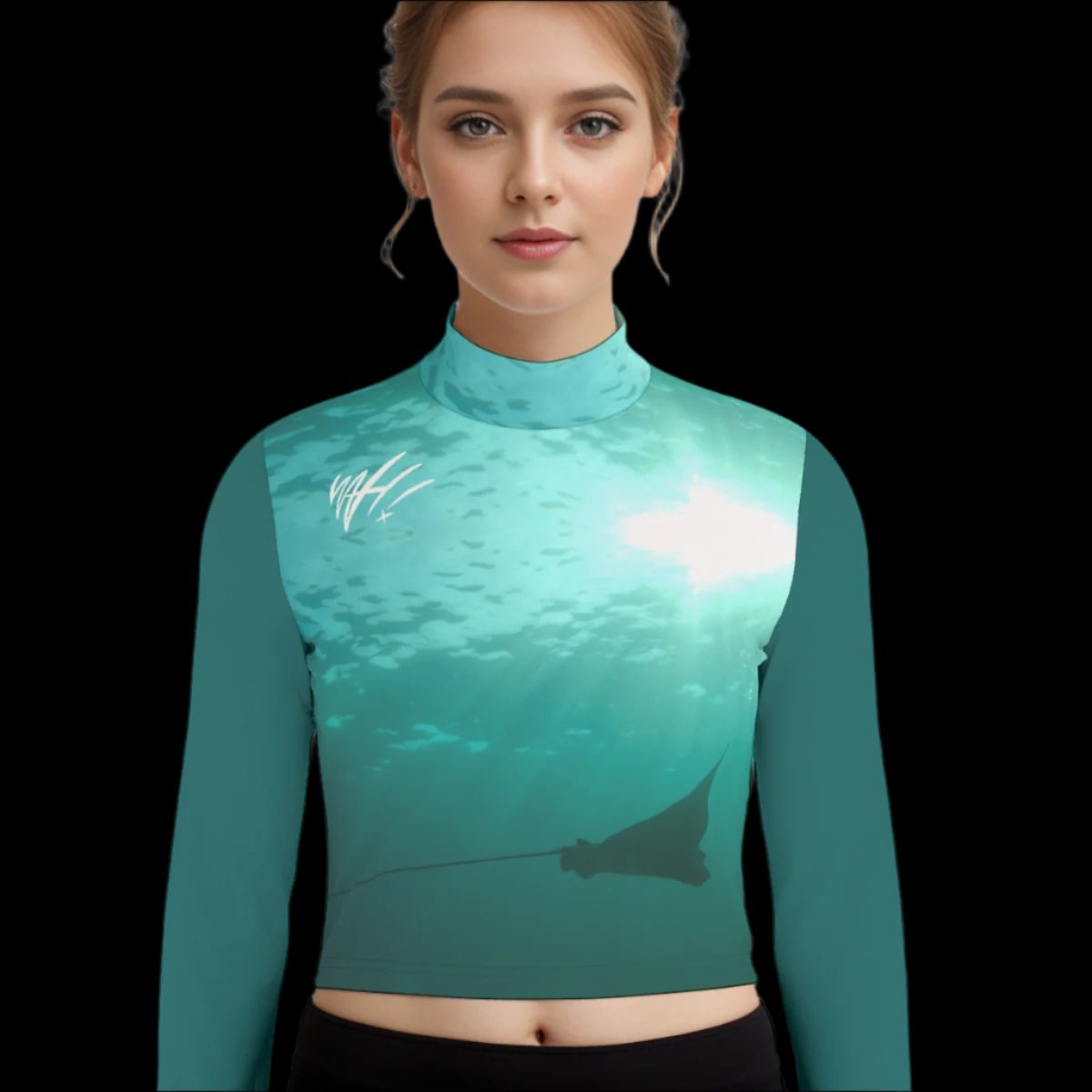 Liquid Sunshine WAH long sleeve crop