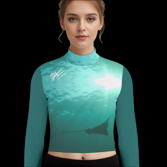 Liquid Sunshine WAH long sleeve crop