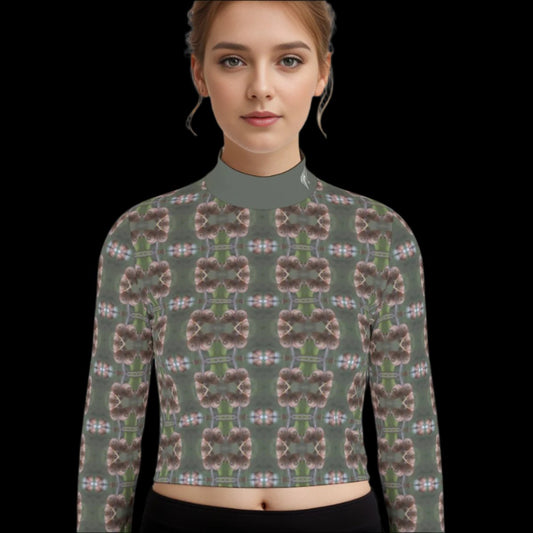 Acorns long sleeve crop