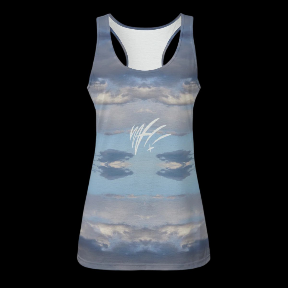 Cloud waves WAH women's tank