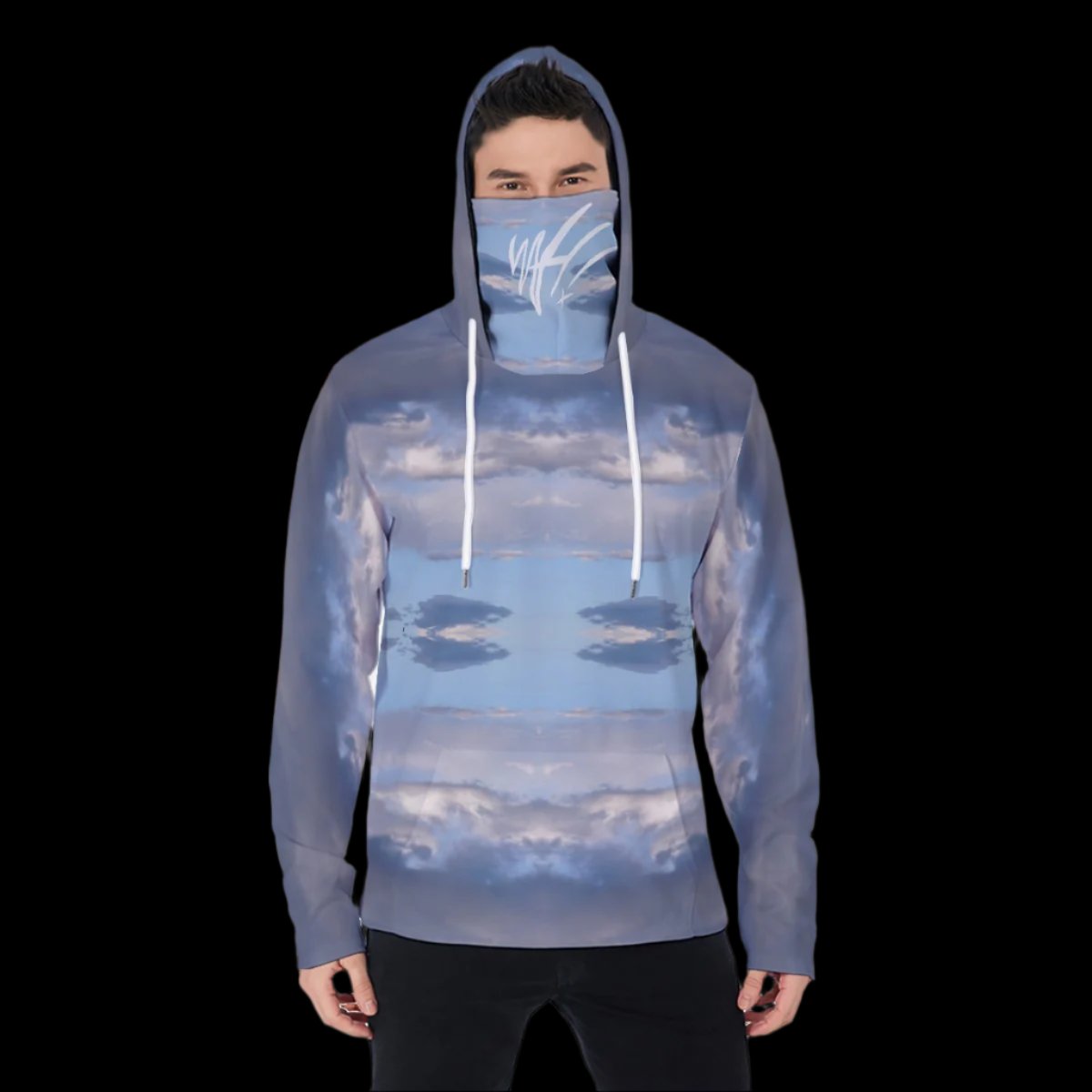 Cloud Waves WAH sun guard hoodie