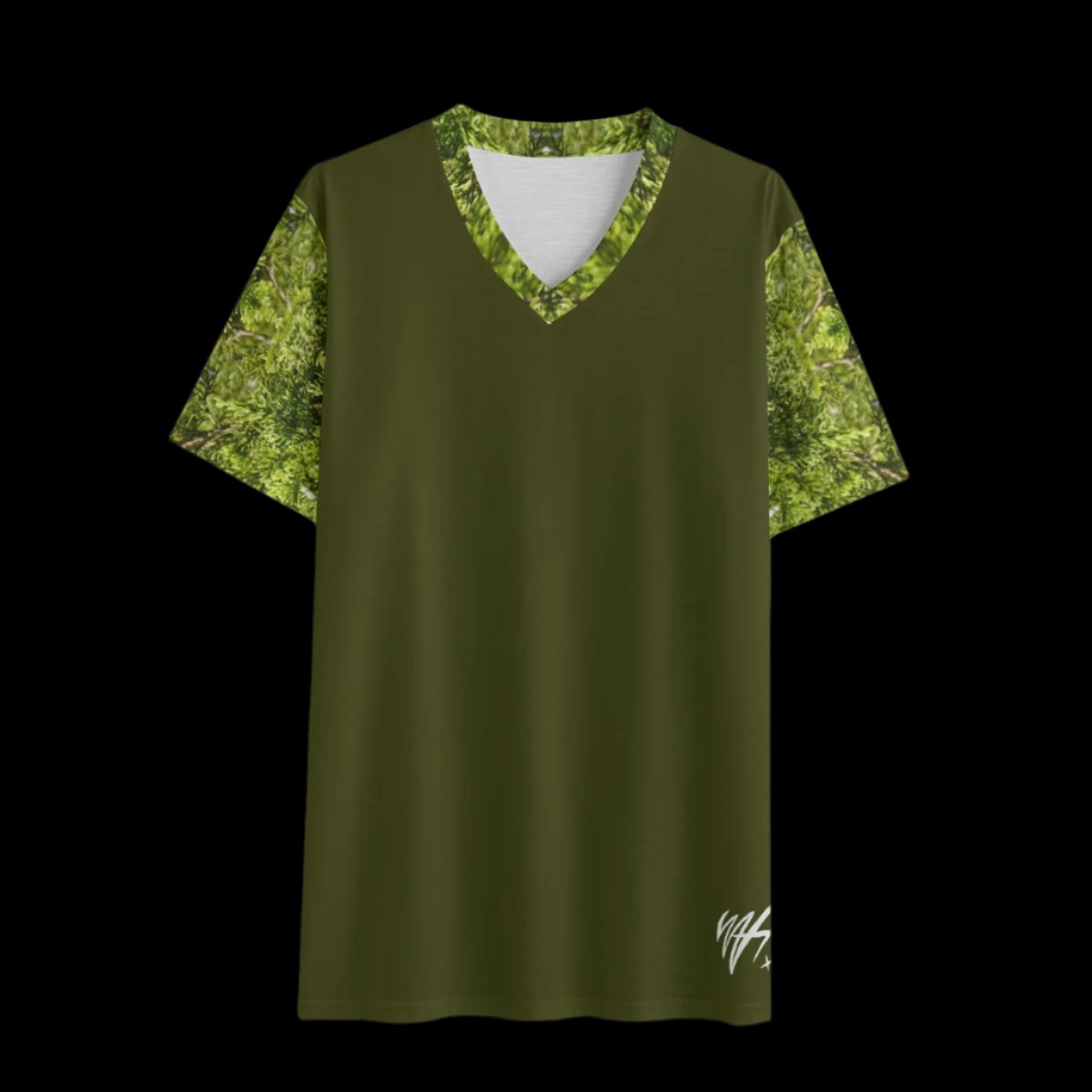 Forest Green v-neck