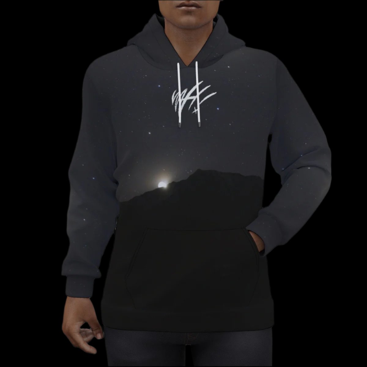 Mountain Moonsets WAH nature hoodie