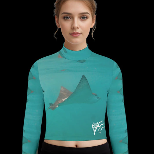 Eagle Ray WAH long sleeve crop