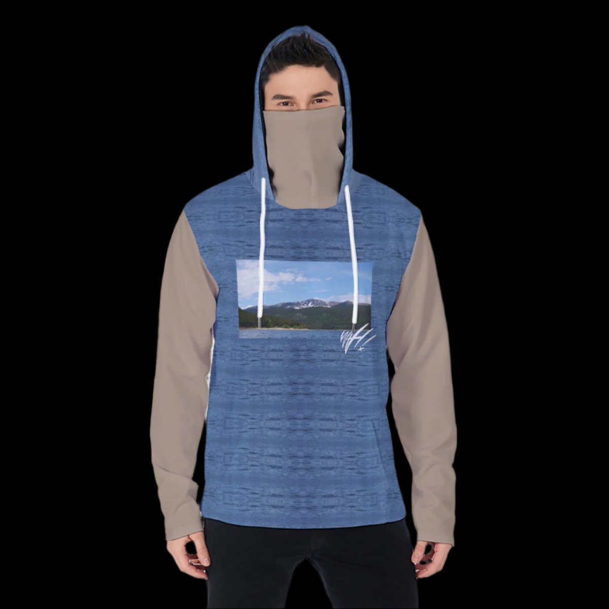 Turquoise Lake WAH sun guard hoodie